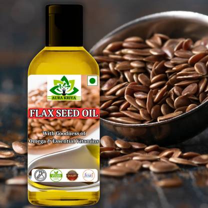Aura Kriya Pure Flaxseed Oil | Nourish Your Body, Mind & Health from Within Flaxseed Oil