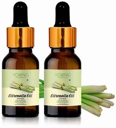 Young Chemist 100% Pure, Natural and Steam Distilled Citronella Essential Oil | 60 ml
