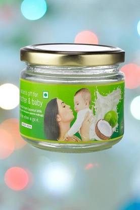 GREENNUT Pure Virgin Coconut Oil 200 ML (Cold Pressed ) glass