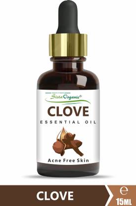 Sista Organic Pure Clove Essential oil for Acne, Hair, Skin, Pain Relief, Toothache & Diffuser