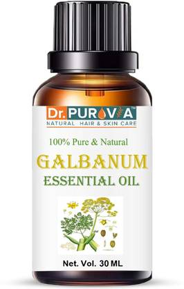Dr. PUROVIA Galbanum Essential Oil for Hair Growth & Skin Care