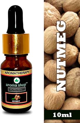 AROMASHOP AROMATHERAPY PURE AND NATURAL NUTMEG ESSENTIAL OIL
