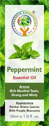 Greensyn Enterprises Peppermint Natural Essential Oil Use for Cold & Cough