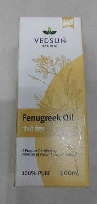 vedsun Fenugreek Oil (Methi Tel)- A natural Oil for Acne, Hair and Skins