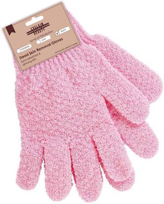 NARV 1_Pair Body Scrubber Bath Gloves Spa Massage Body Cleaner Wash Mitts Dead Skin Cleansing Scrub Nylon Exfoliating Shower Gloves Massager BGN _ 89