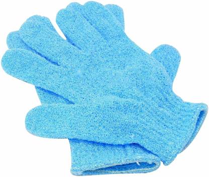 TREXEE Exfoliating Dual Texture Bath Gloves for Shower, Spa, Massage and Body Scrubs, Dead Skin Cell Remover, Gloves(1 Pair)