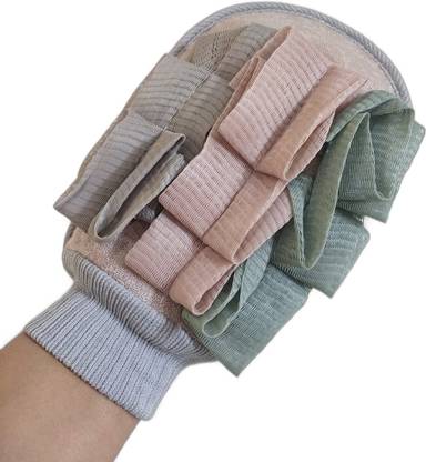 Suprix 2 in 1 Exfoliating Glove Body Scrub for Bath Shower Spa
