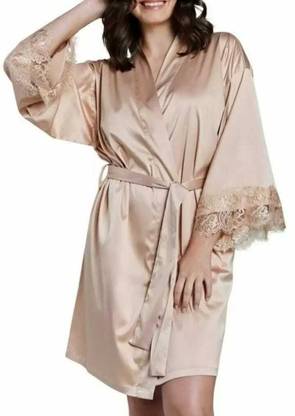 Cotovia Beige Medium Bath Robe