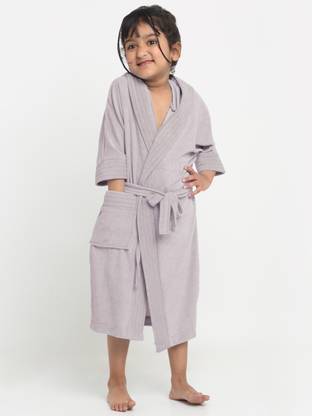 CREEVA Grey Large Bath Robe