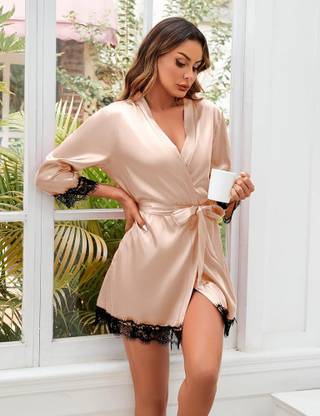 Mixopia Beige Large Bath Robe