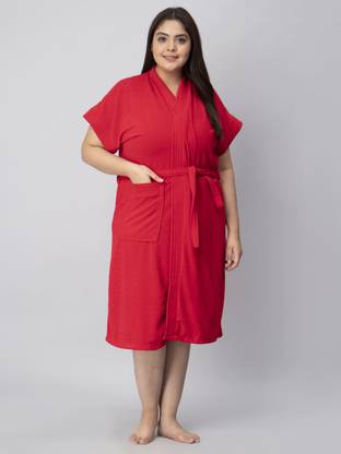 lacylook Red 3XL Bath Robe