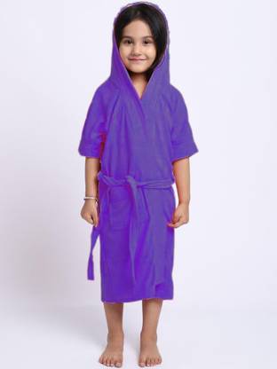 ELEVANTO Purple Large Bath Robe