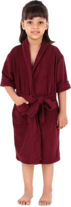 Comfortlooms Maroon Large Bath Robe