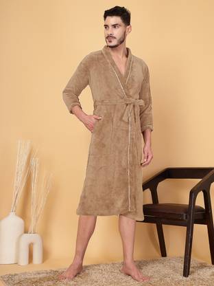 Fabinaliv Beige 4XL Bath Robe