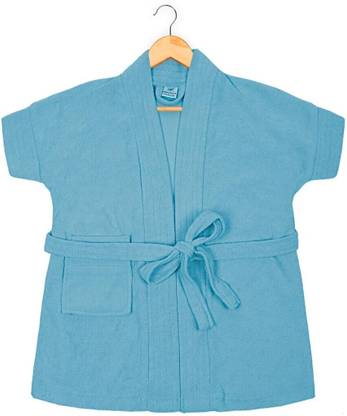 CREEVA Sky Blue Medium Bath Robe
