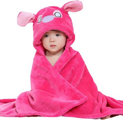 Bajia Creation Pink Free Size Bath Robe
