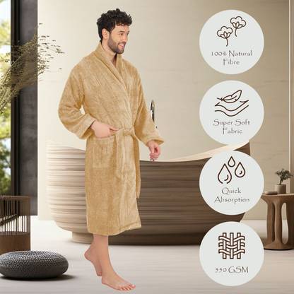 RANGOLI Beige Large Bath Robe