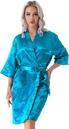 Mixopia Aqua Blue XL Bath Robe