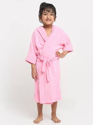 CREEVA Baby Pink Medium Bath Robe