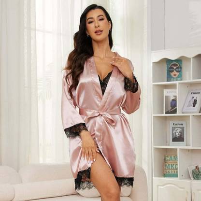 Mixopia Pink Medium Bath Robe