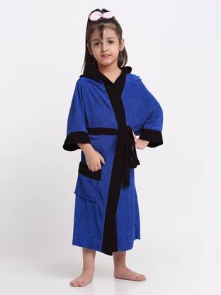 CREEVA Turkish & Black Small Bath Robe