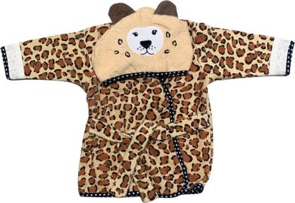 MAX LONDON Brown Free Size Bath Robe