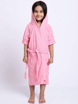 ELEVANTO Pink Small Bath Robe