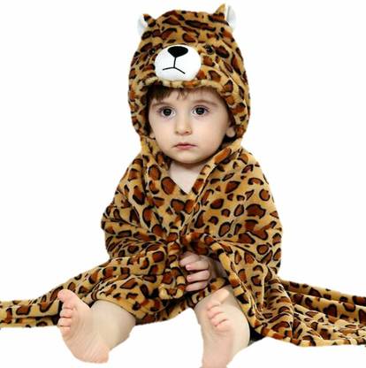 Hommie Multicolor Free Size Bath Robe