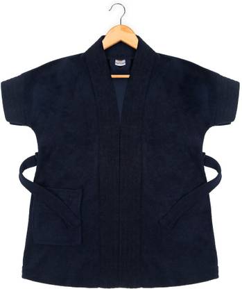 CREEVA Navy Small Bath Robe