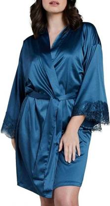 Cotovia Blue Medium Bath Robe