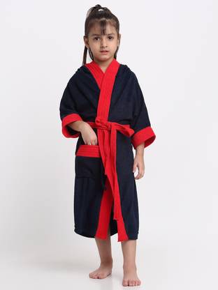CREEVA Navy & Red XXL Bath Robe