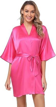 MARDIA Pink Medium Bath Robe