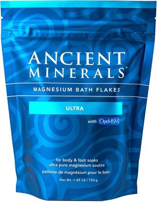 Ancient Minerals Magnesium Bath Flakes Ultra with OptiMSM