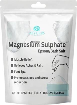 AEYURBS Epsom Salt | For Gentle Daily Muscle Soothing
