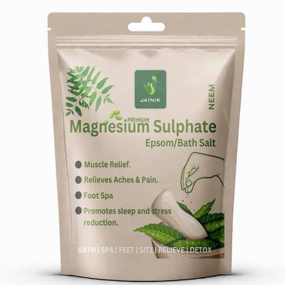 JAINIK Neem Bath & Magnesium Sulphate for Foot Pain Relief and Relaxation.