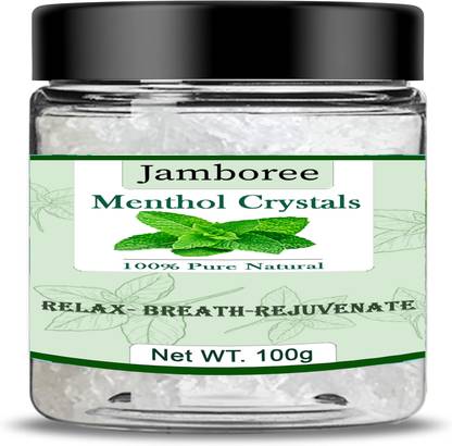 JAMBOREE Menthol Crystals | Cooling & Refreshing | Cough, Inhalation, Diffuser & Headache