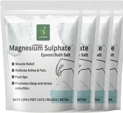 JAINIK Epsom Salt For Muscle Relief, Relieves Aches Pain -900*4