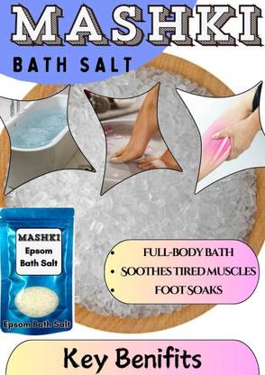 MASHKI Bath salt for body & Foot Spa Relax Muscle Relieves