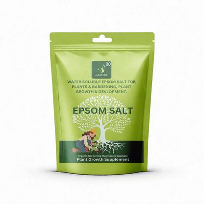 JAINIK Magnesium Sulfate, Water Soluble Plant Fertilizer, Prevents yellowing of leaves