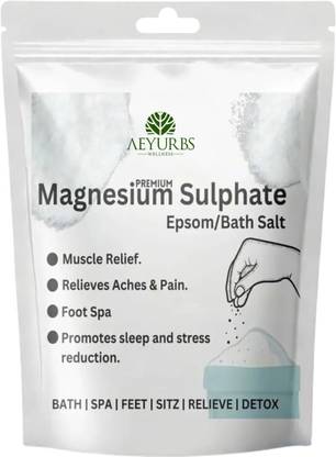 AEYURBS Epsom Salt | For Quick Muscle Comfort Relief