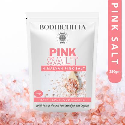 Bodhichitta Himalayan Pink Salt (Sendha Namak) Crystals For Bath Salt, Spa & Food Seasoning
