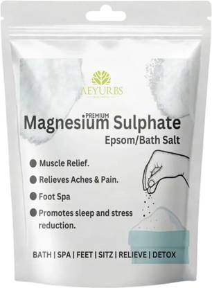 AEYURBS Epsom Salt | For Safe Skin And Muscle Soothing And Vitality Care