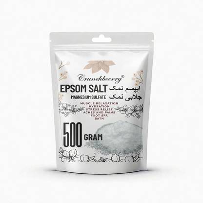 crunchbeerry Epsom Salt For Muscle Relief, Relieves Aches Pain pack 2