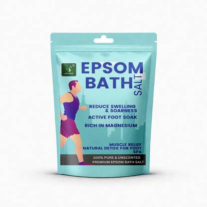 JAINIK Epsom Salt For Muscle Relief, Relieves Aches Pain...