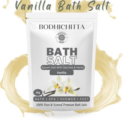 Bodhichitta Vanilla Musk Bath Salt for Muscle Relief & Relaxation