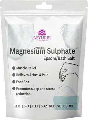 AEYURBS Epsom Salt | For Natural Muscle And Skin Soothing And Pain Relief Therapy