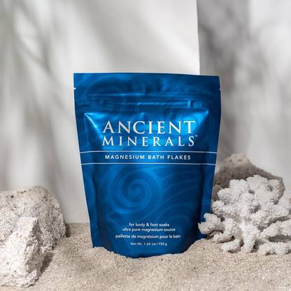 Ancient Minerals Magnesium Bath Flakes Single Use Pouch