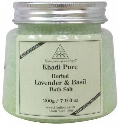 Khadi Pure LAVENDER & BASIL BATH SALT