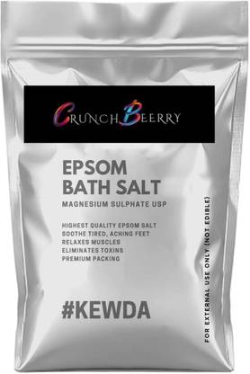 crunchbeerry Kewda Bath Salt For Bathing Body Relaxing and for Spa