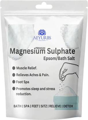 AEYURBS Epsom Salt | For Pure Muscle And Skin Soothing